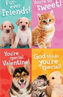 081983585470 Whiskers And Paws Childrens Valentines