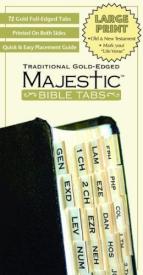 9781934770931 Majestic Bible Tabs Traditional Large Print