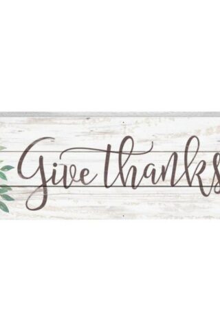 656200307373 Give Thanks Box Style Sign