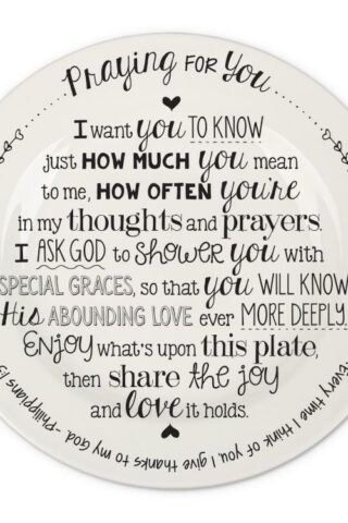 667665511038 Praying For You Plate