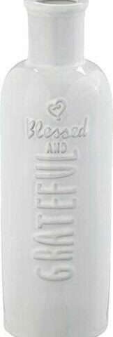 842181114417 Blessed And Grateful Vase