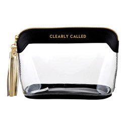 886083608384 Clearly Called Clear Travel Pouch